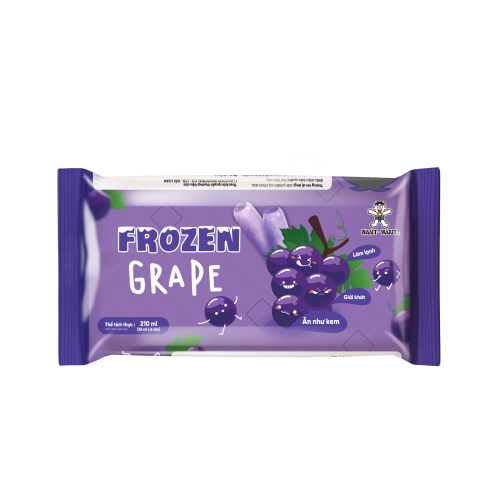 KEM / NƯỚC GIẢI KHÁT WANT WANT FROZEN MINI HƯƠNG NHO 35ML