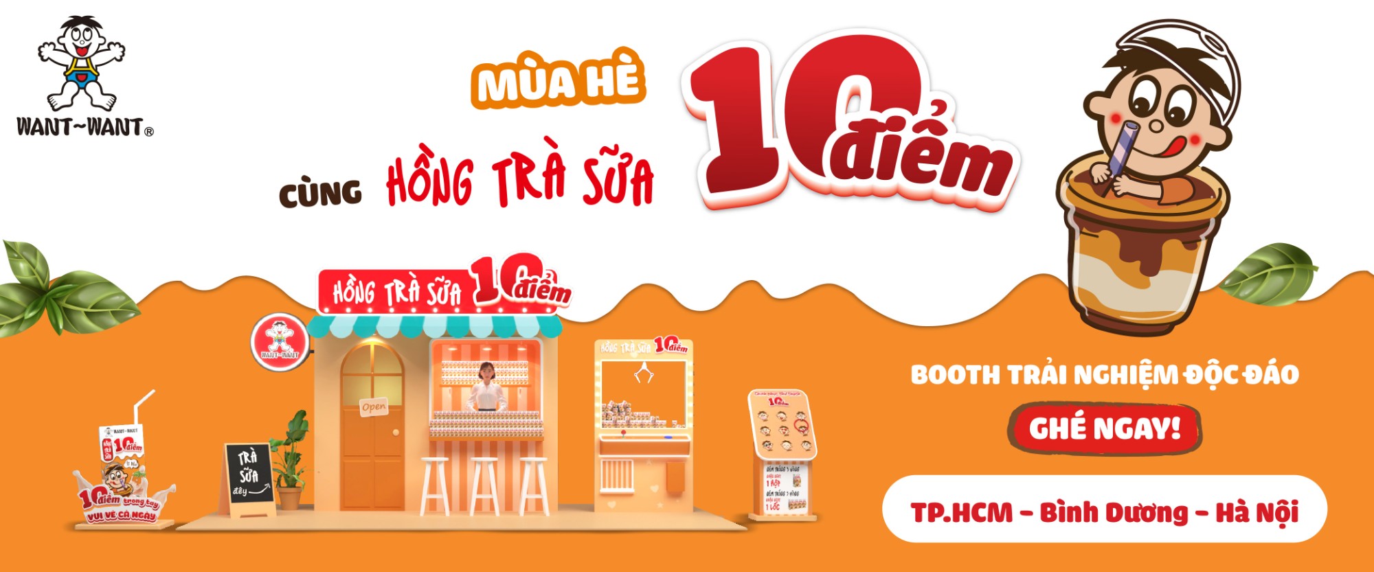 CHUỖI SỰ KIỆN RA MẮT HỒNG TRÀ SỮA 10 ĐIỂM – TRẢI NGHIỆM NGAY, VUI HẾT CỠ!