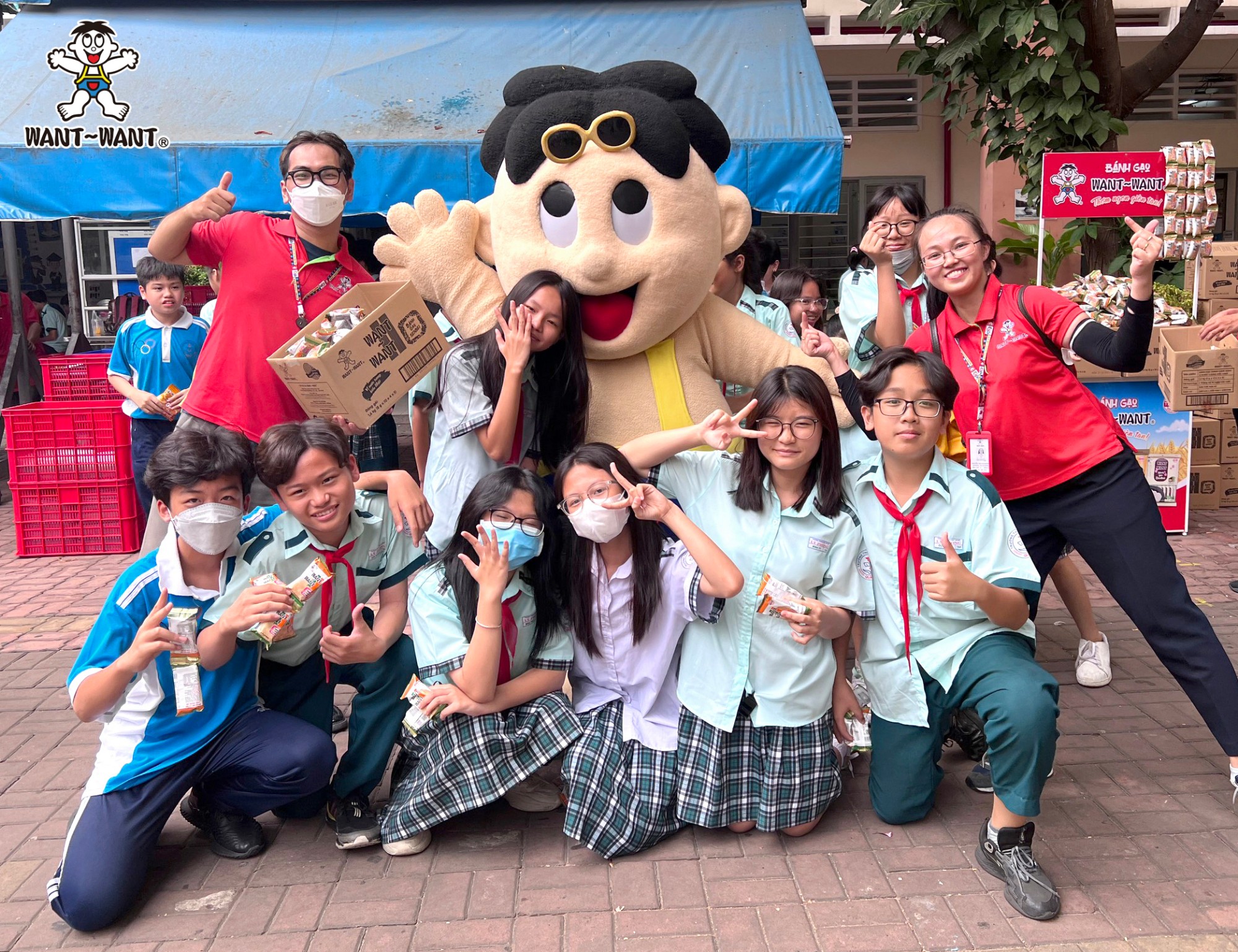 'School tour - vui đến trường cùng Want Want' tại Trường THCS Lý Phong - Hồ Chí Minh