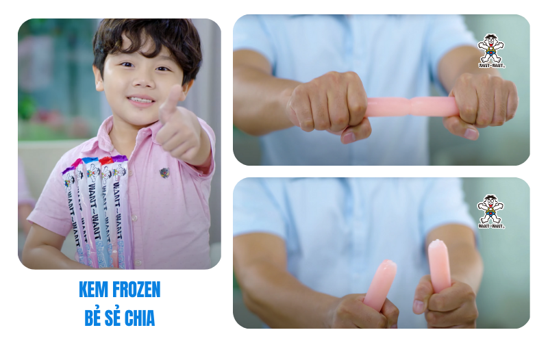 Want Want Frozen – Một sản phẩm nhiều cách dùng, cả nhà cùng vui