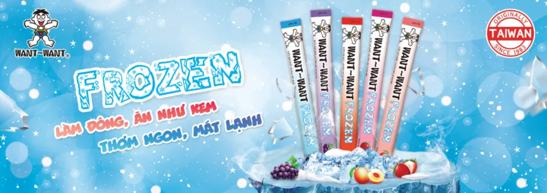 Kem Ống Want Want Frozen: Sự lựa chọn giải khát lý tưởng cho mọi gia đình