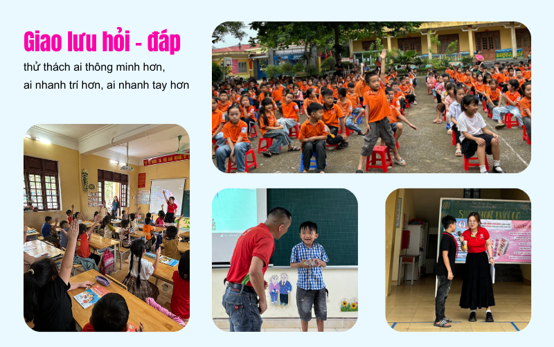 Want Want giao lưu cùng các bạn nhỏ trong chương trình School tour 2024