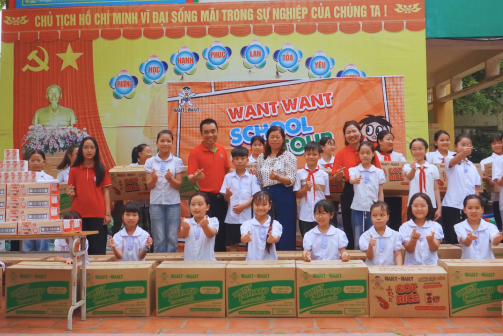 Want Want School Tour 2025: Hành trình lan tỏa yêu thương, đầy niềm vui đến học sinh cả nước