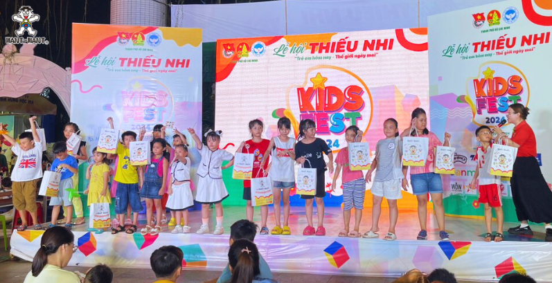 Want Want đồng hành cũng lễ hội thiếu nhi Kids Fest 2024