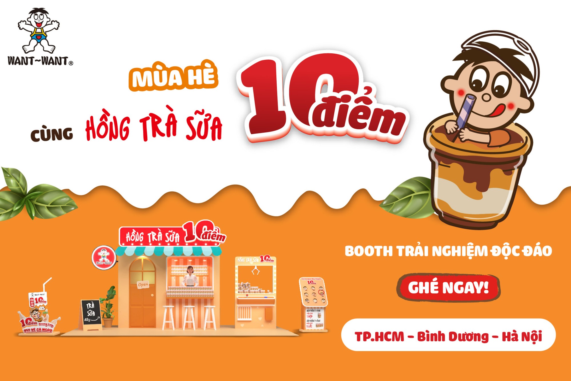 CHUỖI SỰ KIỆN RA MẮT HỒNG TRÀ SỮA 10 ĐIỂM – TRẢI NGHIỆM NGAY, VUI HẾT CỠ!