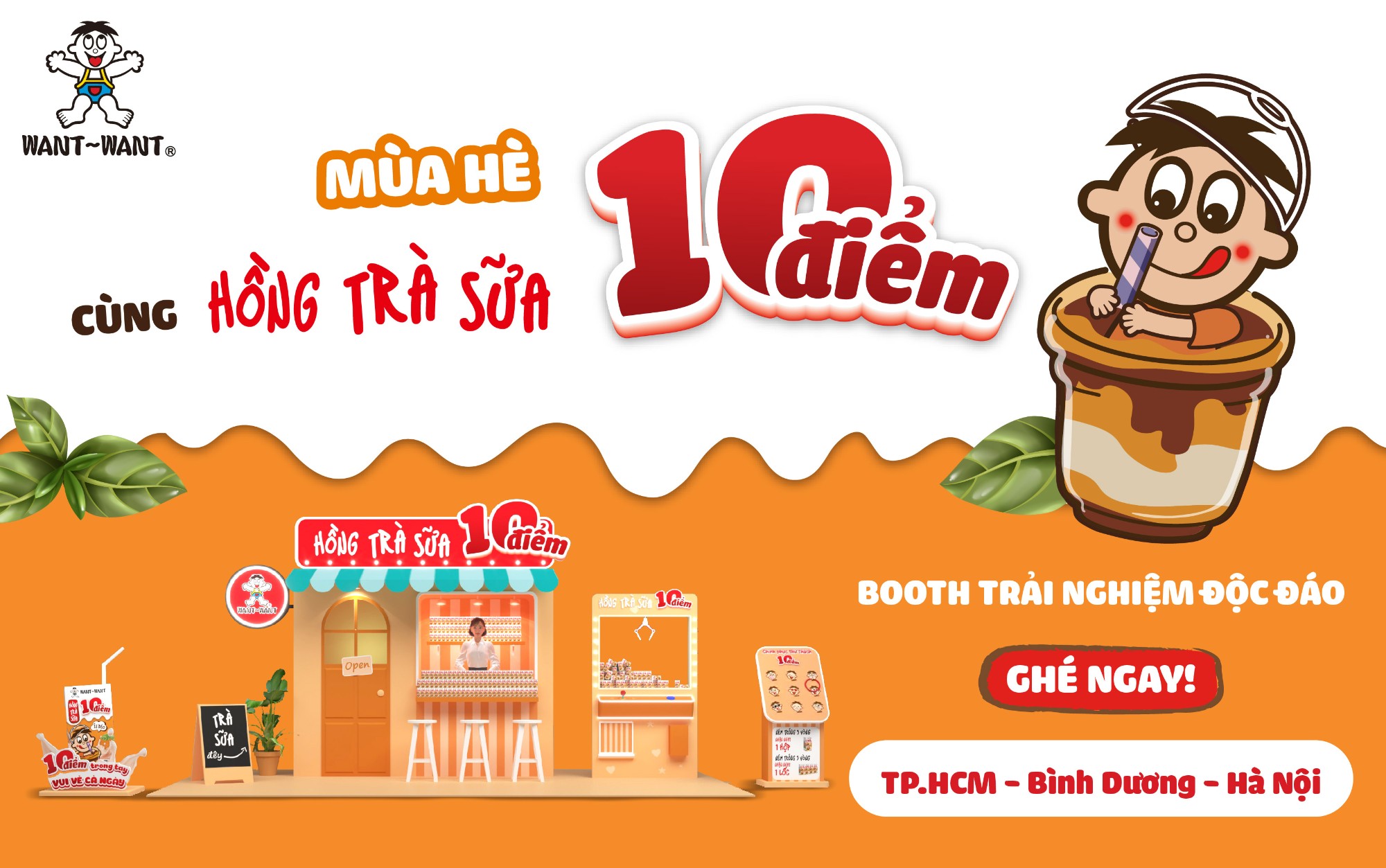  Chuỗi sự kiện ra mắt Hồng trà sữa 10 Điểm chuẩn vị Đài Loan