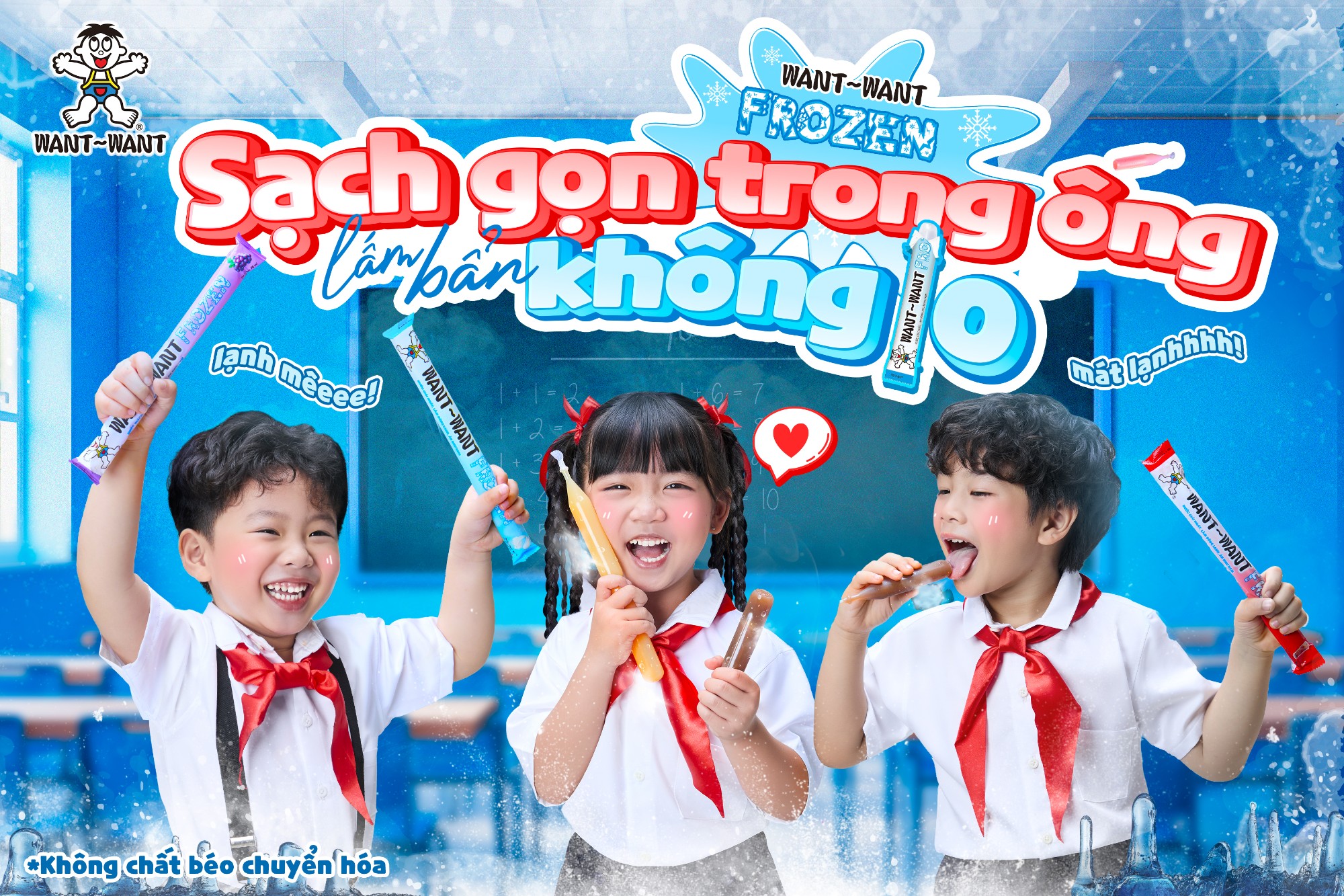 Các bạn nhỏ có thể mua lẻ từng cây 78ml để thưởng thức ngay, vừa ngon vừa vui.