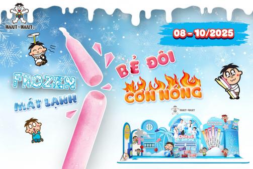 Chuỗi sự kiện “Frozen mát lạnh – Bẻ đôi cơn nóng” cùng Kem ống Want Want Frozen