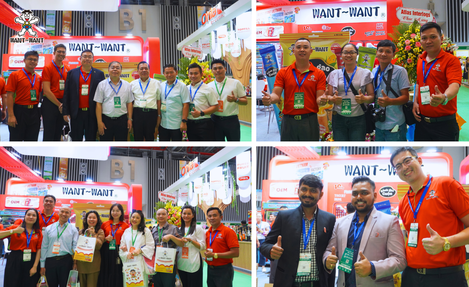 Want Want met with numerous domestic and international B2B and OEM partners at the exhibition.