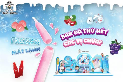 Kem Want Want Frozen đa-zi-năng: nhiều size, nhiều vị, cả nhà cùng mê