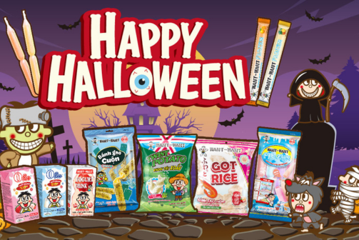 Trang trí Halloween cùng bánh kẹo Want Want
