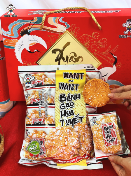 Bánh gạo hoa Tuyết vị nước tương thanh cay