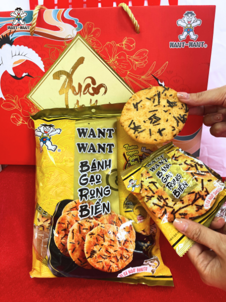 Bánh gạo Rong Biển sốt cá ngừ Bonito Want Want