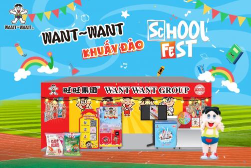 Want Want khuấy đảo School Fest 2024 cùng các bạn yêu làng đại học
