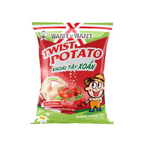 SNACK KHOAI TÂY XOẮN VỊ CÀ CHUA