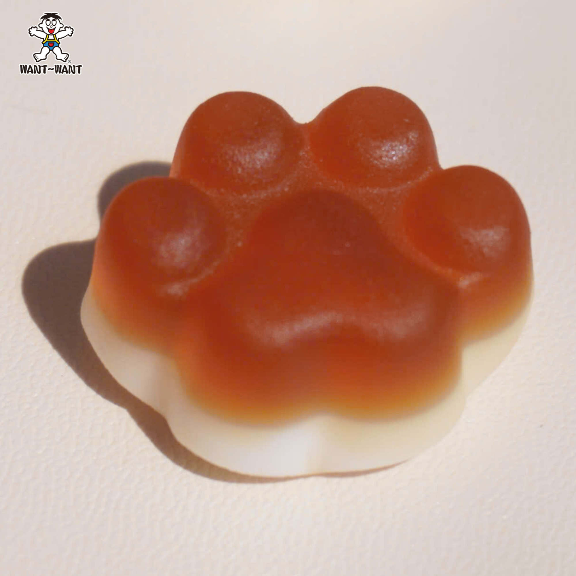 Kẹo dẻo chân mèo Want Want QQ Gummies 2 lớp cola và sữa chua
