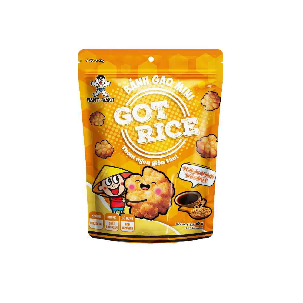 WANT WANT Rice Snack Onion Chicken Falovor 25g