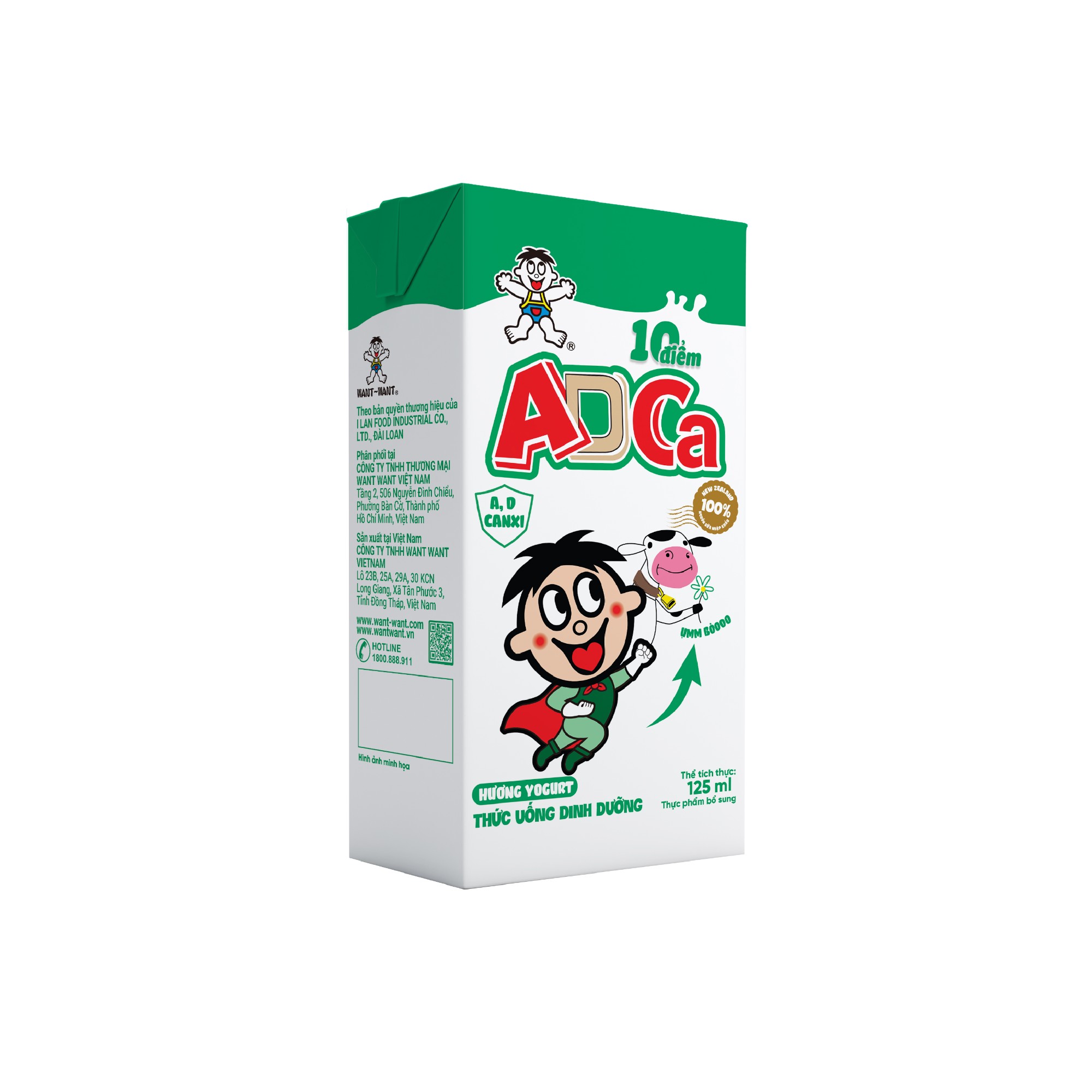 THỨC UỐNG DINH DƯỠNG WANT WANT YOGURT DRINK VỊ SỮA CHUA