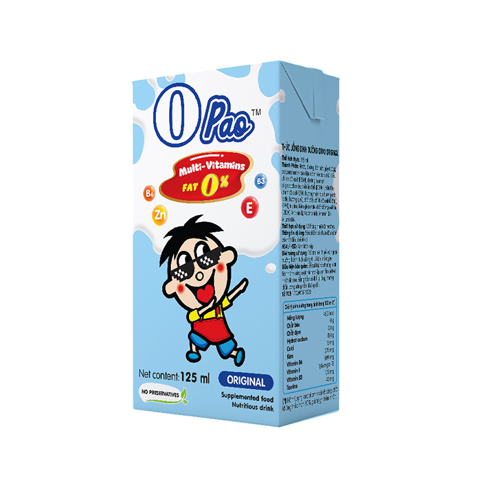 Nutritious drink OPAO Strawberry 125ml