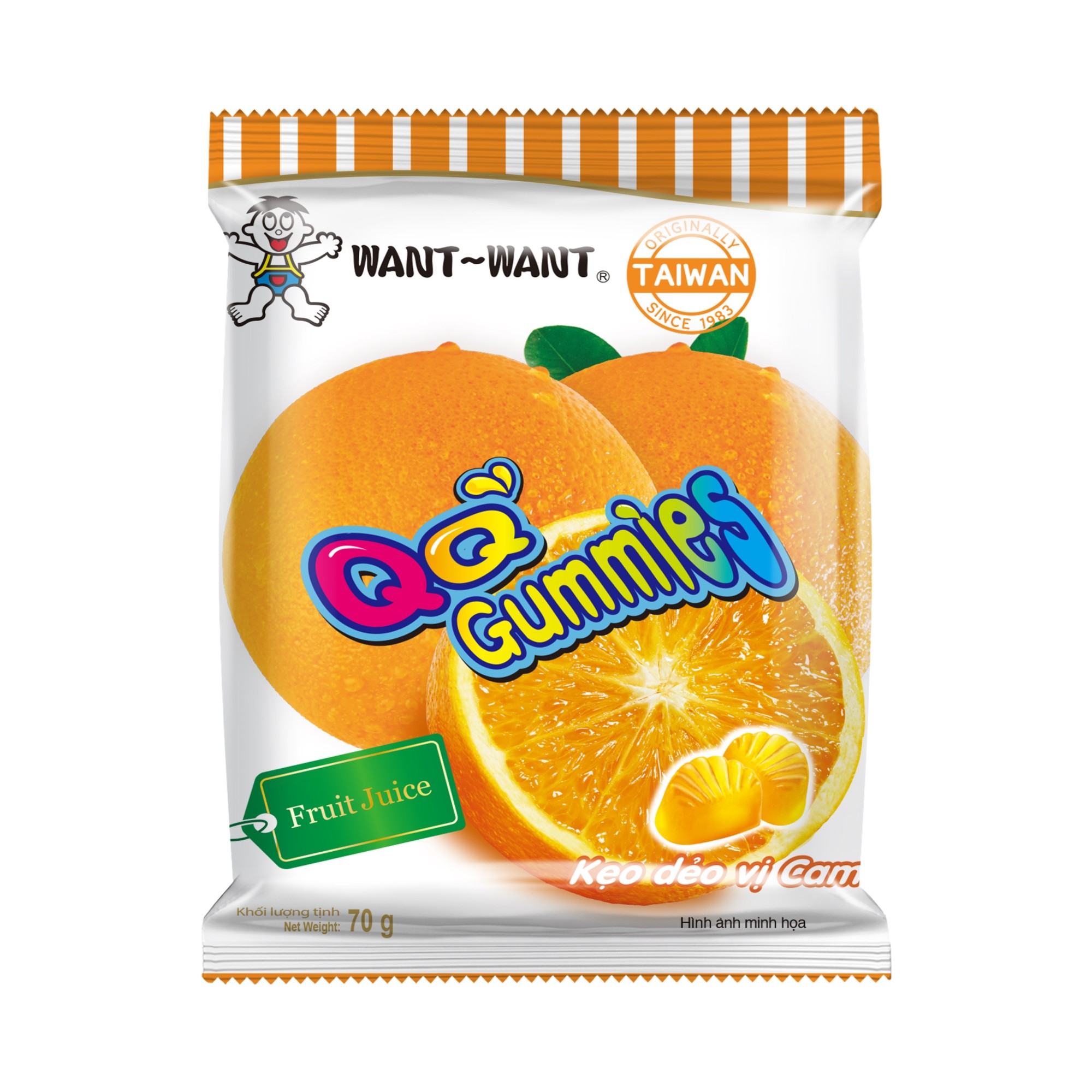 WANT WANT QQ Gummies Peach Flavor 20g