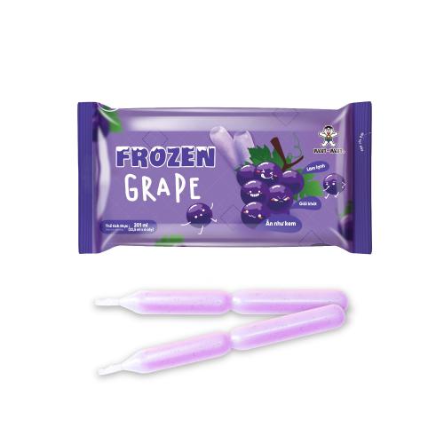 KEM / NƯỚC GIẢI KHÁT WANT WANT FROZEN MINI HƯƠNG NHO 201ML