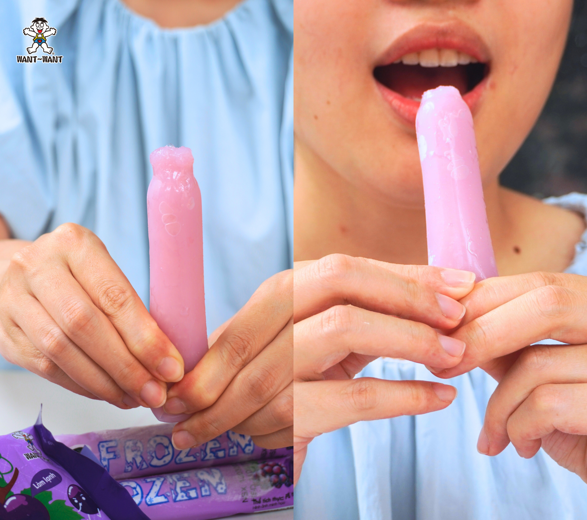 Kem Want Want Frozen vị sữa chua