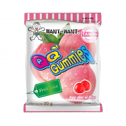 WANT WANT QQ Gummies Peach Flavor 20g