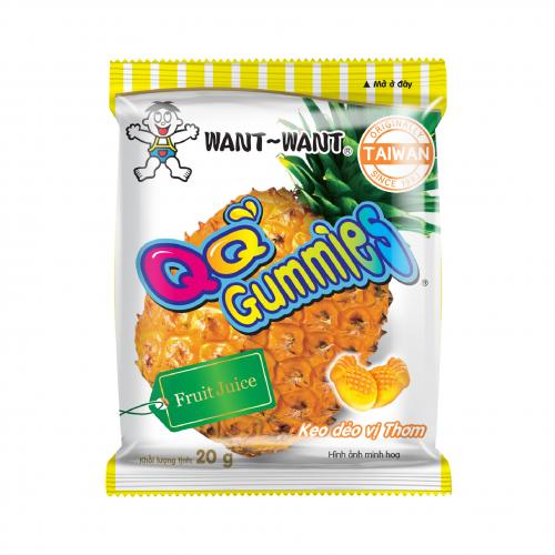 WANT WANT QQ Gummies Pineapple Flavor 20g