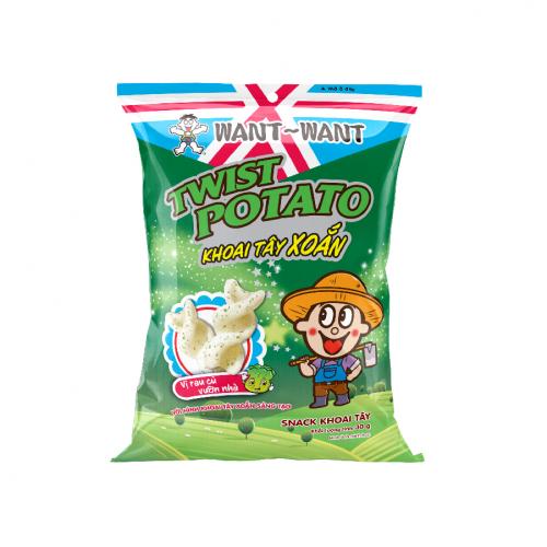 SNACK KHOAI TÂY XOẮN TWIST POTATO VỊ RAU CỦ VƯỜN NHÀ 30G