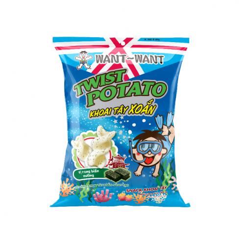 SNACK KHOAI TÂY XOẮN TWIST POTATO VỊ RONG BIỂN NƯỚNG 30G