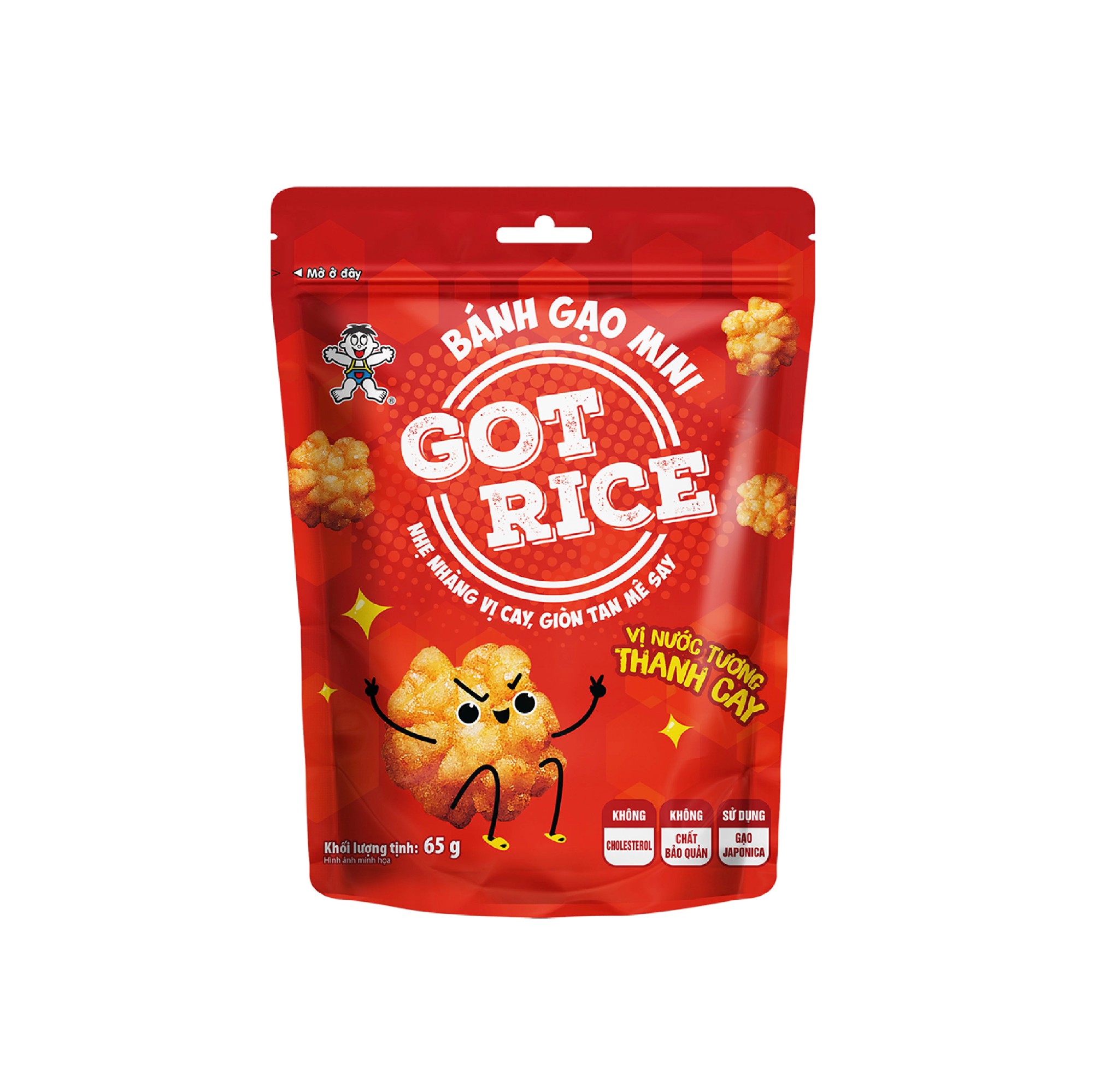 BÁNH GẠO MINI WANT WANT GOT RICE VỊ NƯỚC TƯƠNG THANH CAY