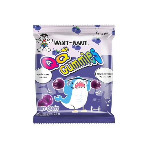 KẸO DẺO WANT WANT QQ GUMMIES SHARK VỊ NHO 24G