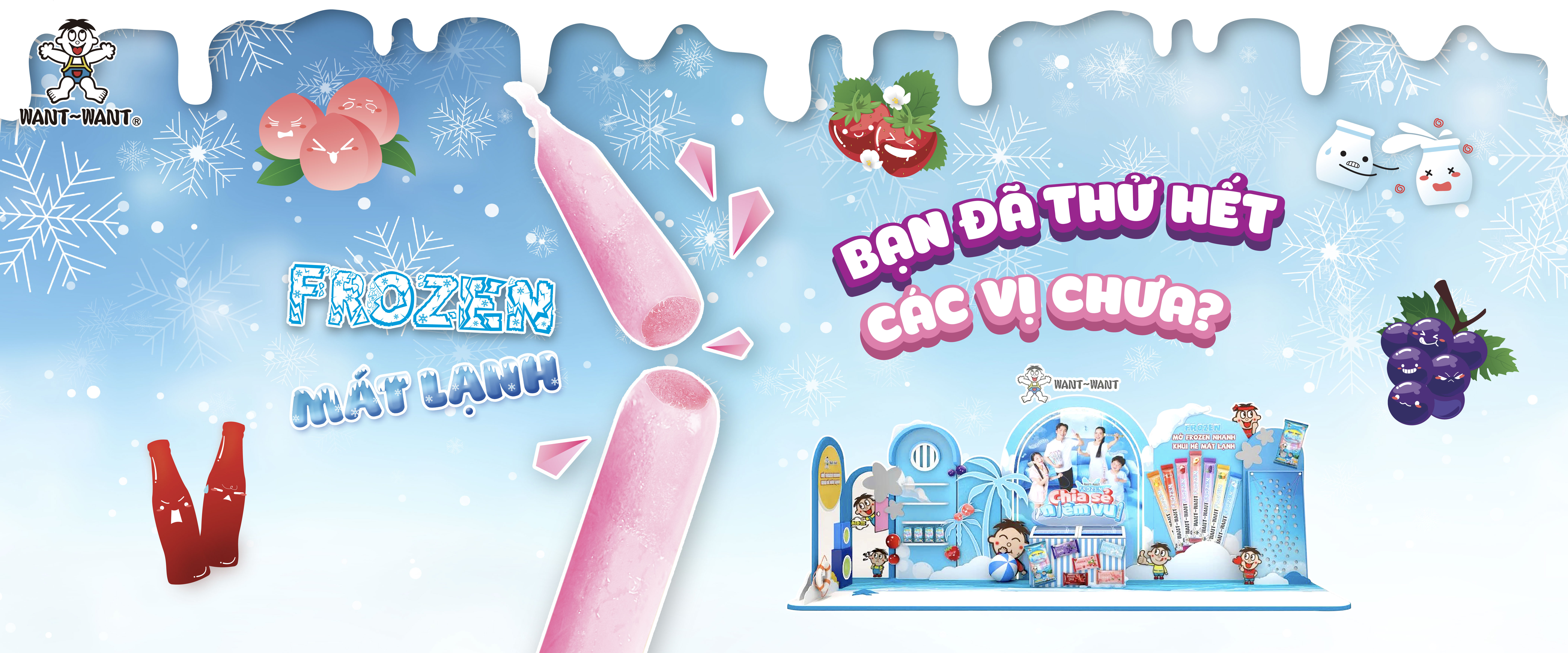 Giới thiệu 3 vị kem Want Want Frozen